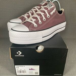 Converse Chuck Taylor All Star Lift Platform Canvas Women's US 8.5 Brown